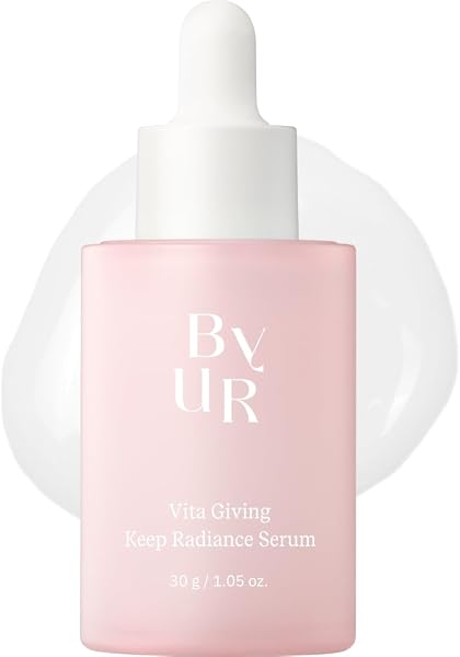 ByUR Vita Giving Keep Radiance Serum - Dark Spots & Hyperpigmentation, Brightening & Hydrating for Dry, Dull Skin, Hyaluronic Acid, Niacinamide, Vitamin C, Glass Skin Facial Pore Care Korean Skincare
