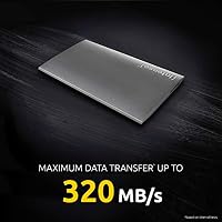 Intenso 3823440 Premium Portable 256GB Externe SSD Festplatte (USB 3.0. Aluminium) anthrazit & Speed Line - 128GB Speicherstick - USB-Stick 3.2 Gen 1x1, schwarz – Ansicht 4