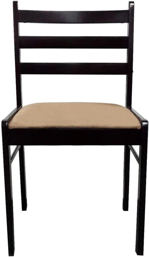 Dining Chairs 4 pcs,Patio Chairs,Porch Chairs,Outdoor Chairs,Lounge Chairs,Library Chairs,Hospitality Chair,for Room,Living Waiting,Farmhouse,Coffee Shop,Outdoor,Brown Solid Rubber Wood and Velvet