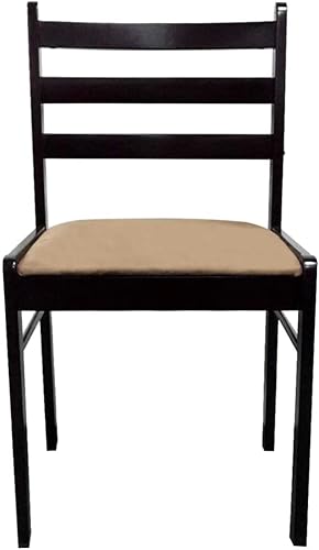 Miniatura 3 de Dining Chairs,Modern Stool,Square Dining Chair Suitable for Daily Dining Or Special Events Such As Meetings, Kitchen, Small Space 4 Pcs Brown Solid