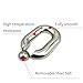 Mens Stainless Steel Training Ring with Removable Ball Props Accessory -YD07US (Big:C)
