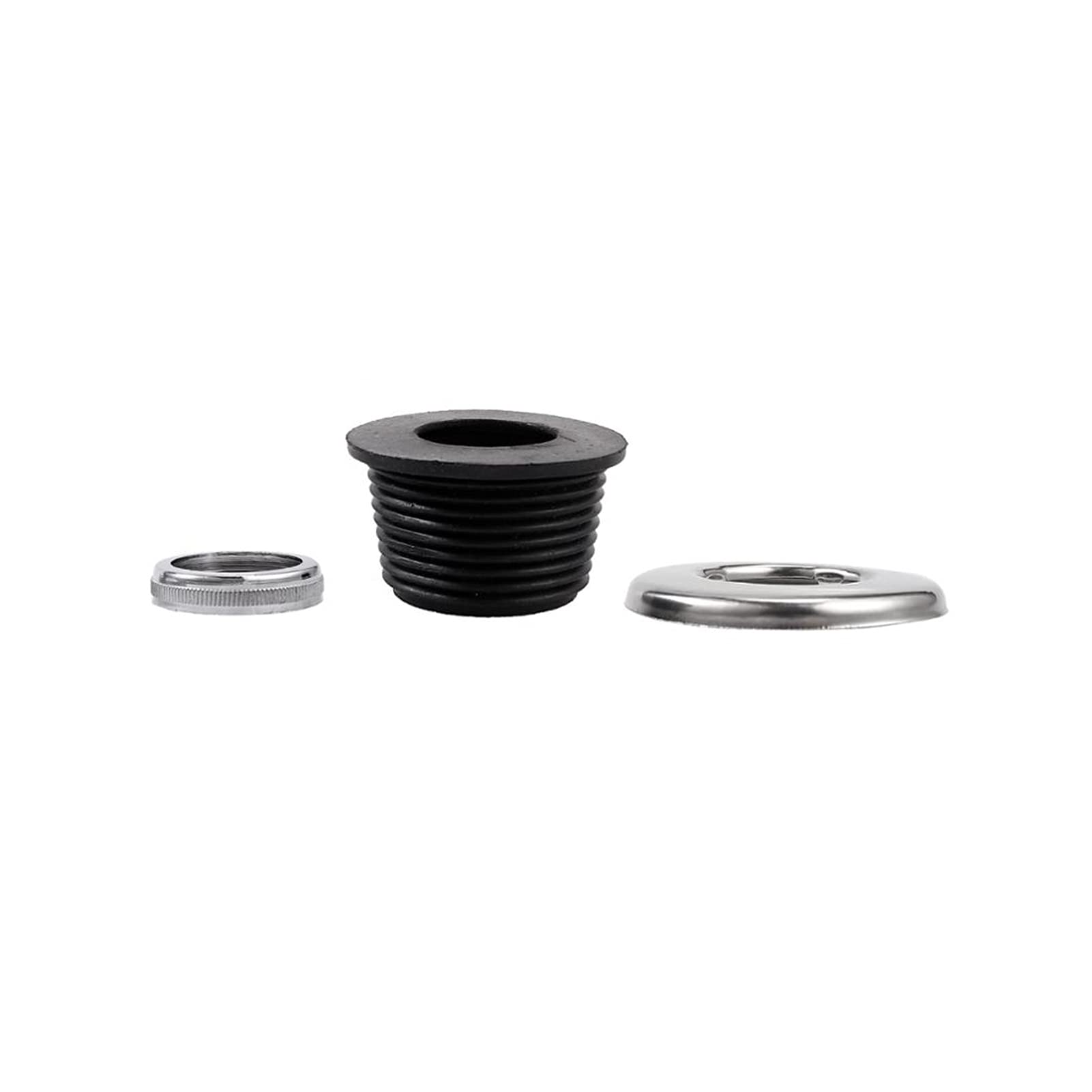 Siphon Ppop-up Ddrain Valve Vidange avec Kit De Débordement pour 42-46mm Fit pour Tous Les Éviers Communs 201 en Acier Inoxydable Exquis