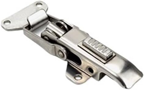 304 Stainless Steel, Adjustable Cylinder Spring Automatic Shock-Proof Lock Clasp Safety Door Clasp Factory Pin 1Pcs