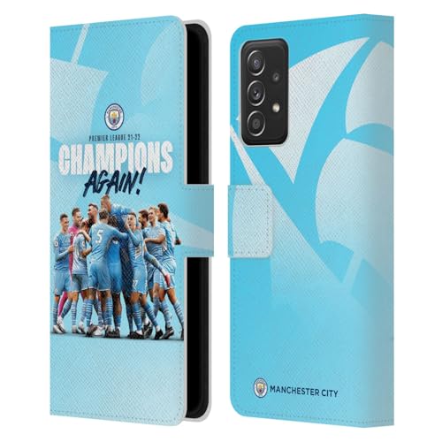 Coque Samsung Galaxy A53 5G Manchester City FC en cuir portefeuille