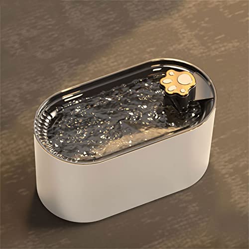 Fuente de agua automática para gatos 3000 mL capacidad miniatura 3