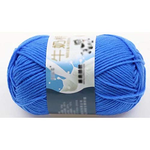 SUNXIN Suave Suave Leche de algodón natural de la mano de tejer lana de lana bola del hilado del bebé Craft