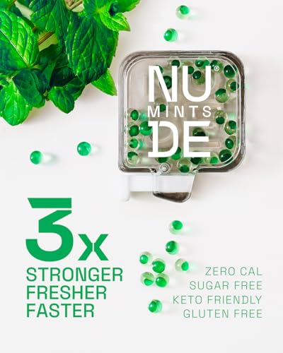 image for NUDE MINTS | Dual Action Liquid Capsules | Mouth Watering Mint - Lasts