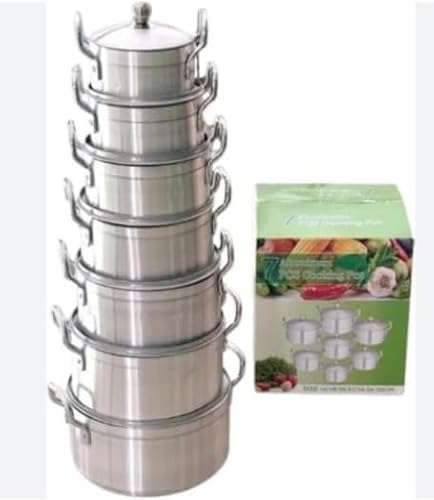14-Pieces Aluminum Cookware Set
