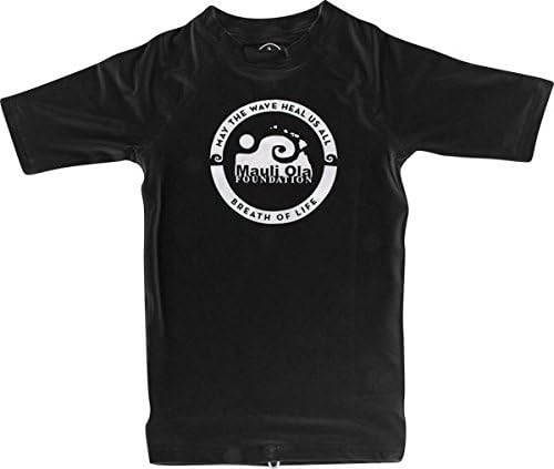 Mauli Ola Foundation Adult Long Sleeve Black Small Rash Guard