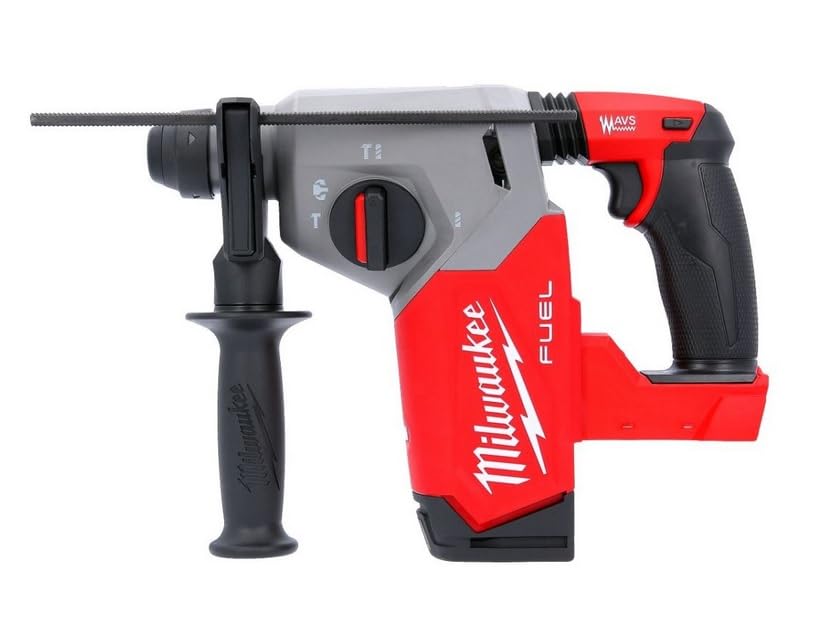 Milwaukee M18FH-0 18 V Combustible inalámbrico 26 mm SDS martillo taladro cuerpo solamente, negro