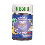 Suplemento Infantil para Dormir – Heally, SIN Melatonina, Kid’s Sweet Dreams, Sabor Cereza, L-Teanina / Magnesio /...