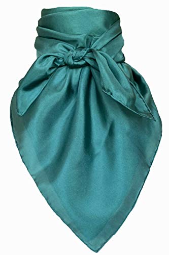 Wyoming Traders Eucalyptus Solid Silk Wild Rag Eucalyptus