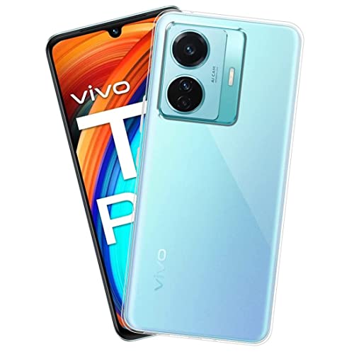 Image of COVERBLACK Rubber Back Cover for IQOO I2126 / IQOO Z6 Pro 5G - Transparent