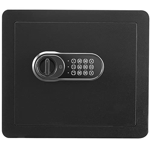 VEVOR Safe Tresor 1,2 Kubikfuß, Möbeltresor mit Feuerfester Geldtasche, Passwort & Schlüssel Digitaler Heimtresor Herausnehmbares Regal, Innenschrank, Wandtresor für Bargeld, Schmuck, Dokumente usw.