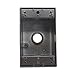 Pass & Seymour WPB24-BR 1-Gang Weatherproof Outlet Box, (4) 1/2