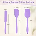 Rubber Spatula Food Grade, Silicone Heat Resistant Spatulas for Cooking - Image 3