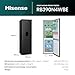 Hisense RB390N4WBE 60cm Freestanding 60/40 Fridge Freezer - 304 litre capacity - Total No Frost - Non-plumbed Water Dispenser - Black - F Rated, H186 x W59.5 x D59.0