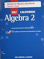 Review Mastery T/G Holt CA Alg 2 2008 0030990580 Book Cover