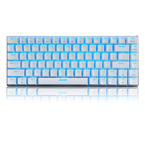 LexonTech 82鍵ゲーミングキーボード メカニカルキーボード 有線 リンボーバックライト メカニカル式 USBケーブル取り外し可能
