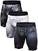 Produktbild SANANG Kompressionsshorts fur Herren ist eine schnell trocknende atmungsaktive Kurze Hose fur Fitness und Laufen