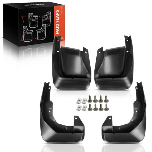Replacement Parts for Set of 4 Front&Rear Mud Flaps Splash