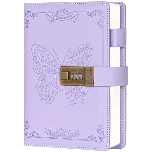 Journal intime à combinaison Billtigif, carnet de notes A5 rechargeable pour fille au café