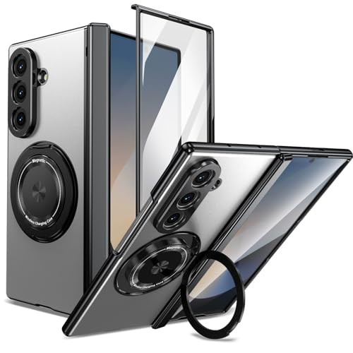 Coque pour Samsung Galaxy Z Fold 7 fine antichoc support magnétique bague