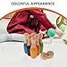 Milisten 1 Set Set Wooden Bowling Set for Educational Play for Preschoolers Durable Smooth Finish for Parent Interaction