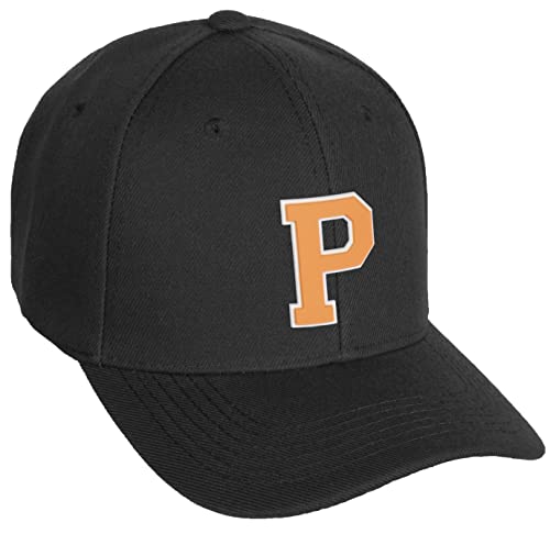 Gorra Baseball Estructurada Daxton Letra P Negra miniatura 1