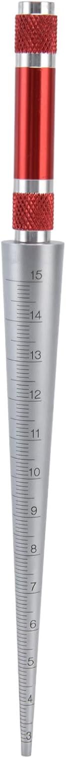 Calibre de apertura Acero inoxidable Inspección del diámetro interior cónico Herramienta de medición de 3 a 15 mm para medir el diámetro interior