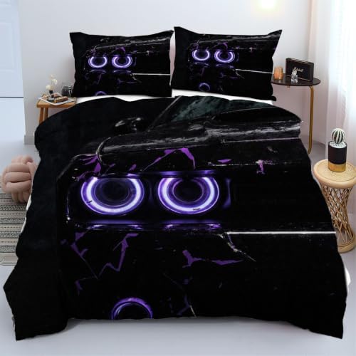Parures de lit phare violet 240x260 pour sublimer votre chambre d'amis