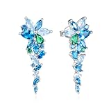 FANCIME Glicine sussurri collezione di gioielli in argento sterling placcato oro bianco simulato diamante collana bracciale orecchini compleanno festa della mamma matrimonio gioielli regali per voi