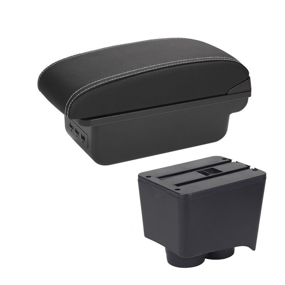 AIERDEYP Car Armrest Box For VW For Polo 9N 2002-2008 2009