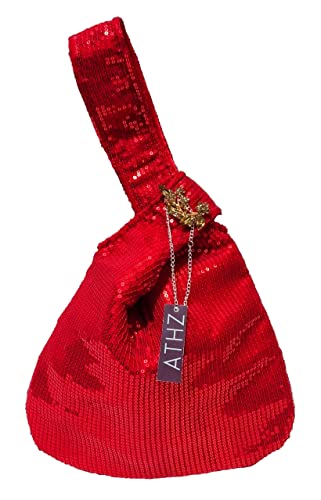 Image of Signature Potli Bag for Women - Sequin Knot Detail | Wedding & Cocktail Festive Statement Ethnic Handbag