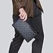 Men's Clutch Wrist Hand Grip Bag High-end Business Men's Fashion Printed Pu Large Capacity Commuter Leisure Handbag Advanced Sense (Medium)