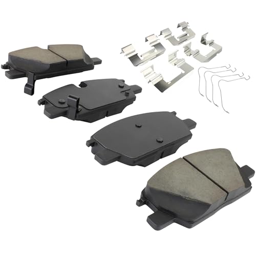 Image of QUALITY-BUILT Front Ceramic Brake Pads, Premium 1001-2345C, Compatible with 2020-2025 Buick /Cadillac /Chevrolet /GMC (CT4,Envista,Equinox,Malibu,Terrain,Trax)