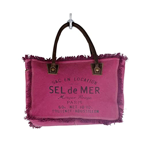 Myra Bag At Ease Small Bag Upcycled Cotton & Leather S-28764