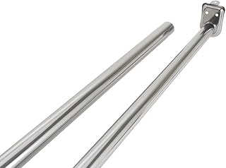 Design House 206052 Adjustable 48 72-inch Closet Rod, Polished Chrome, inch inch