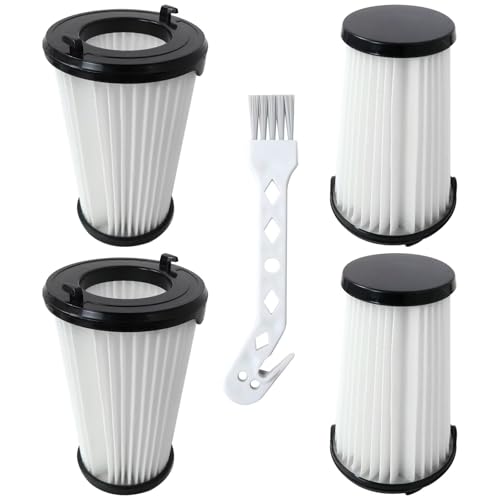 wonderbooom [2025 New] 4 Pack VAF-1TM Filter Replacement for Electrolux Ergorapido Stick Lightweight Cordless Vacuum Standard & Pet Version PureAdvantage Ergorapido Vacuum Filters Part # EL65522
