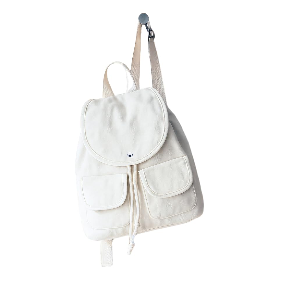 Eco Right Canvas Backpack Bags for Women, Small Travel Backpack, mini backpack with Inner Zipper Pocket & Two Front Pockets