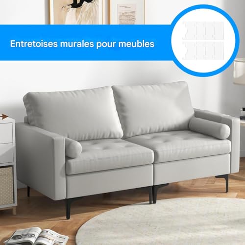 Tope de pared para muebles con protección contra daños para mesas y cómodas 3