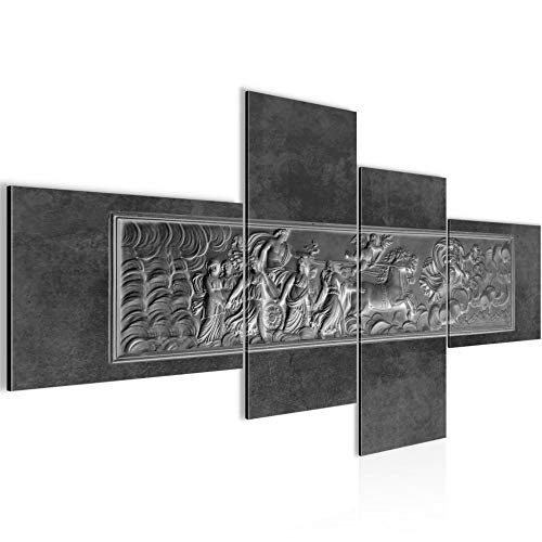 Runa Art Quadro XXL Antico Bassorilievo Roma 200 x 100 cm Stampa D'Arte Murale Tela Non Tessuta Decorazione Soggiorno Camera Da Letto 025641b