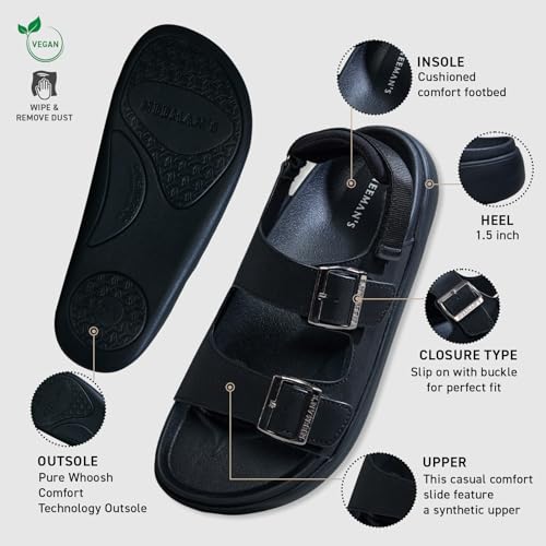 Image of Neeman's PureWhoosh Duo Glides Sandals for Men | Lightweight, Comfortable & Flexible | Everyday Stylish Sandals for All-Day Comfort