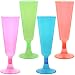 Party Dimensions Neon 20 Count Plastic Champagne Flute, 5-Ounce