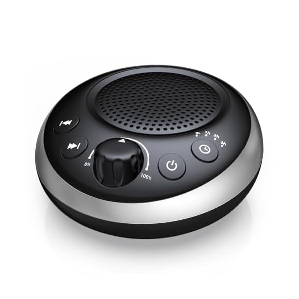 Sound Machine Loud White Noise Machine Nonstop Brown Noise Machine 30 Soothing Sounds for Baby Kids Adults Plug in Pink Noise Sleep Machine 36-Level Vol 4 Timer Memory Function for Home Travel Office