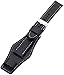 Fossil Unisex 22mm Leather Interchangeable Watch Band Strap, Color: Black Cuff (Model: S221241)