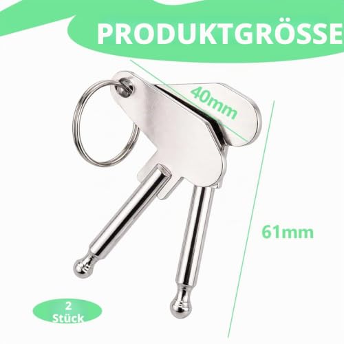 FHRYNA 2 Stück Traktor Schlüssel, Zündschlüssel für Traktoren, zündschlüssel universal für auto traktor Anhänger Bagger Schlepper Rasenmäher