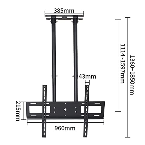 Support téléviseur de plafond pour éliminer les reflets et gagner de la place - 3