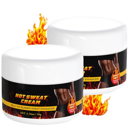 2 Pcs Sweat Cream for Belly Fat