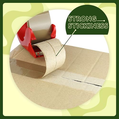 Image of YAJNAS BOPP Packaging Tape | 48 mm x 35 Meter (2 Inch x 35 Meter) | Packing Tape Rolls, Heavy Duty Tape, Cello Tape for Packaging, Decorating & DIY- 50 Micron, Brown, Pack of 72